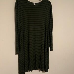 Old navy XL LS A line dress - knit